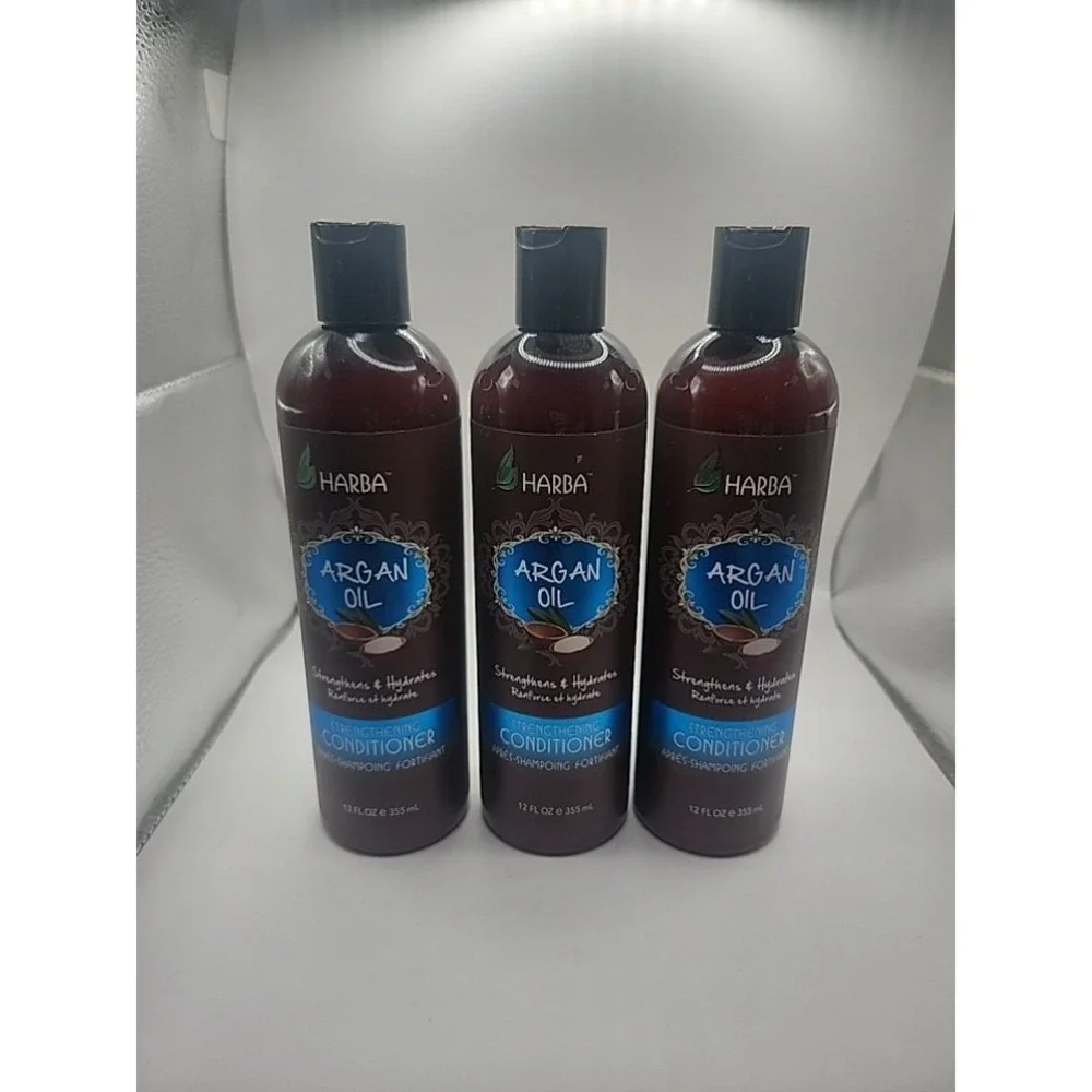 Argan Oil Conditione From Morocco, Strengthens & Hydrates Hair 12 fl oz LOT OF 3